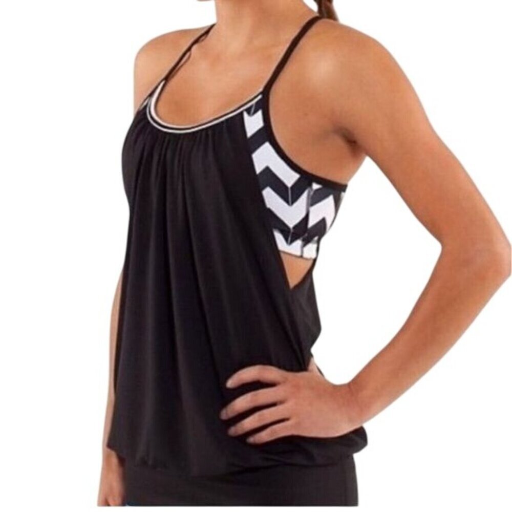 Lululemon No Limits Chevron Print Tank Top - Picture 2 of 6
